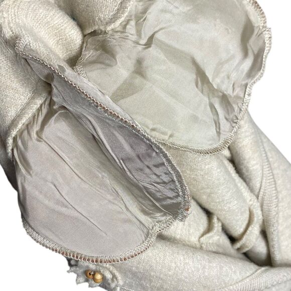 Vtg Geiger Cardigan Sweater Blazer Womens 40 Jacket Wool Linen Austria Cottage - Picture 14 of 16